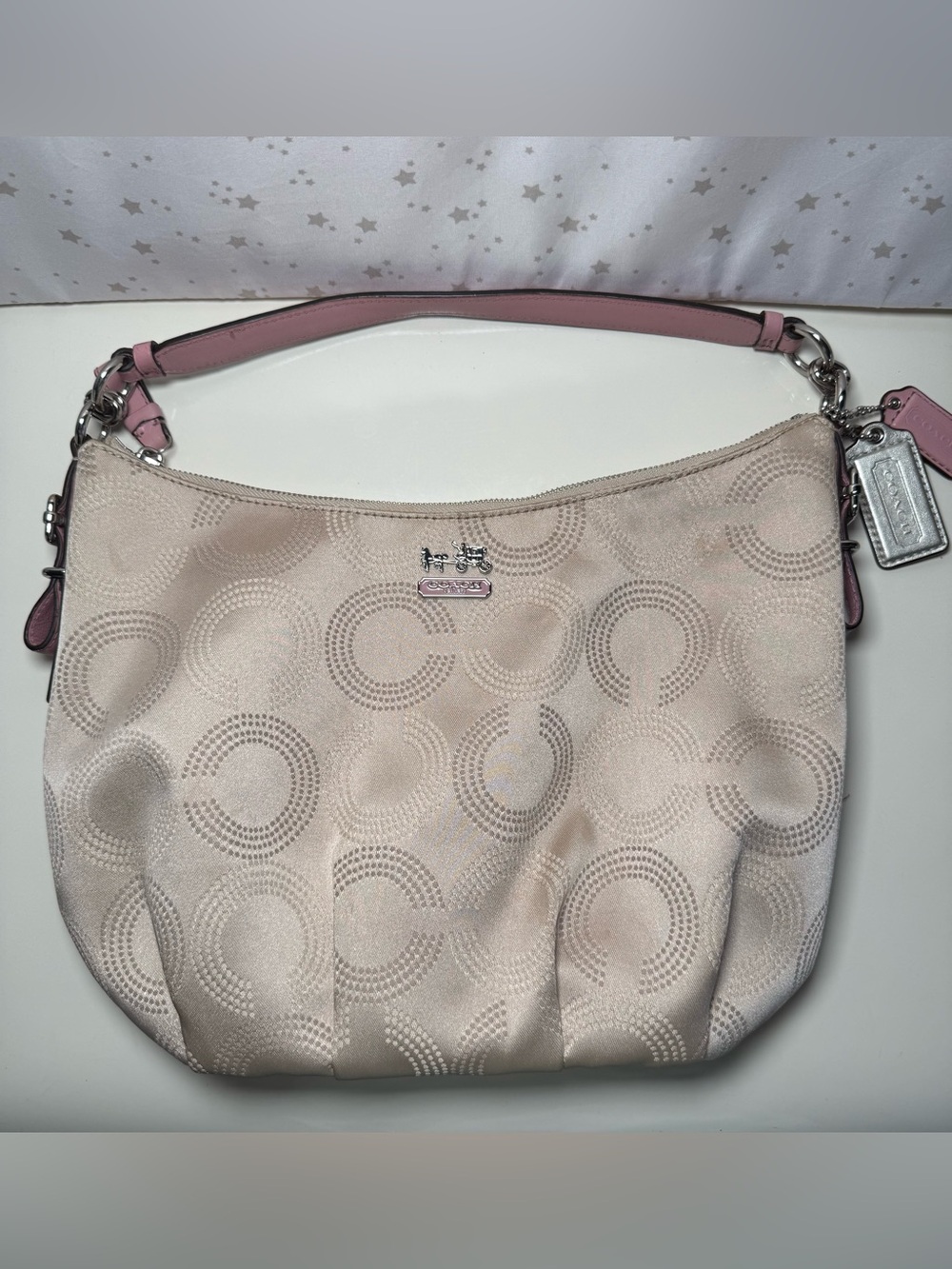 COACH BAG | BEGE&PINK |